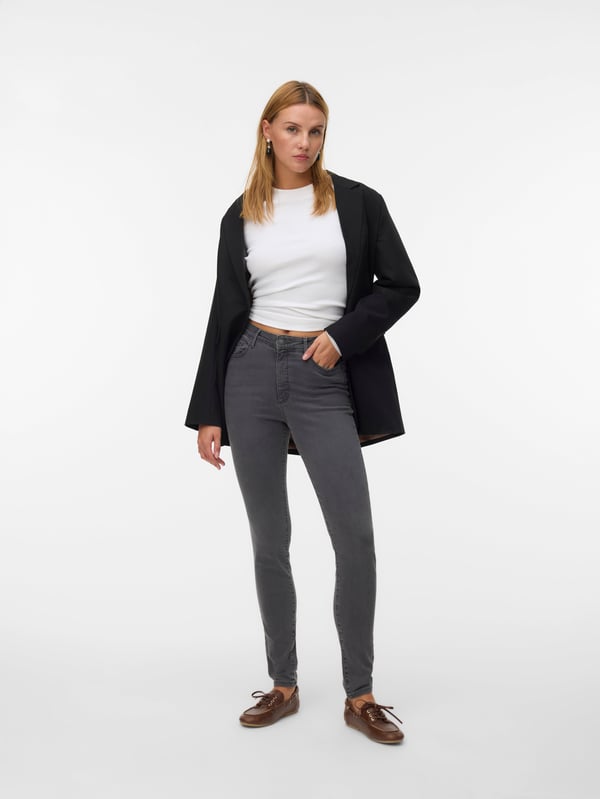 Vero Moda 10201804_2104_59_7261866 housut Tummanharmaa