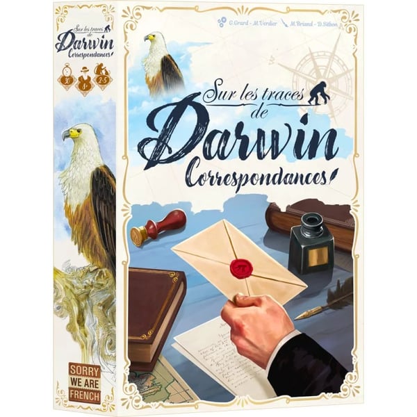 Gigamic Sur les Traces de Darwin - Correspondances 30 min. Brætspil