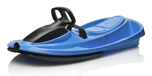 Gizmo Riders Stratos Snowracer Svart, Blå Polyeten