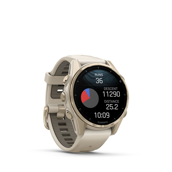 Miniatyrbild 4 av 7: Garmin fenix 8 3,3 cm (1.3") AMOLED 43 mm Digital 416 x 416 pixlar Pekskärm Guld Wi-Fi GPS