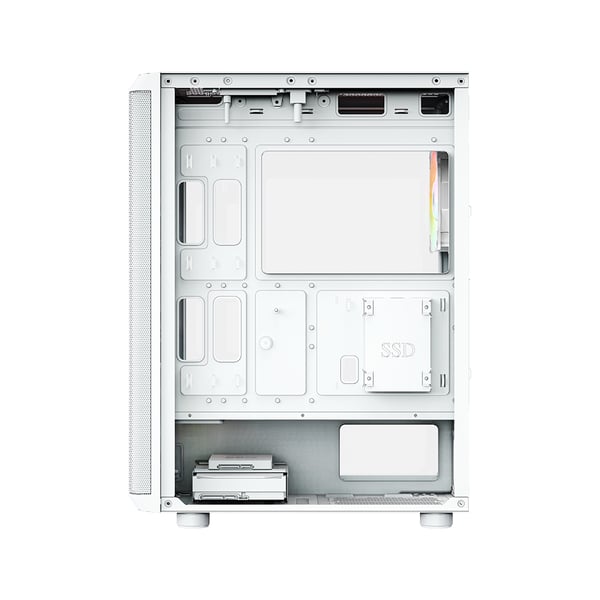 Pikkukuva 6 / 8: XYZ X-CS-AIRONE60-M-W tietokonekotelo Midi Tower Valkoinen