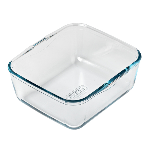 Pyrex 301U300 bageplade 2 L Firkant Glas, Borosilikatglas Universal bageform
