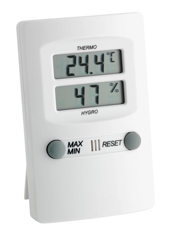 TFA-Dostmann 30.5000.02 hygrometer & psycrometer Indendørs Elektronisk hygrometer Hvid
