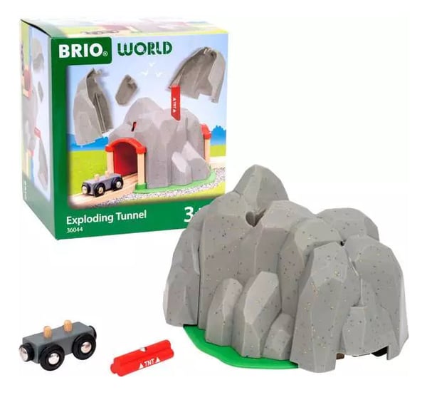 Miniatyrbild 3 av 7: BRIO World Train Set Exploding Tunnel