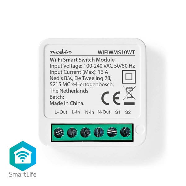 SMART STRØMAFBEDRYDER 3680W / NEDIS WIFIWMS10WT WS WIFIWMS10WT