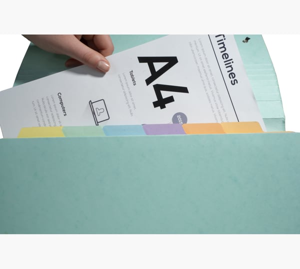 Exacompta 58560E folder Pressboard Forskellige farver A4