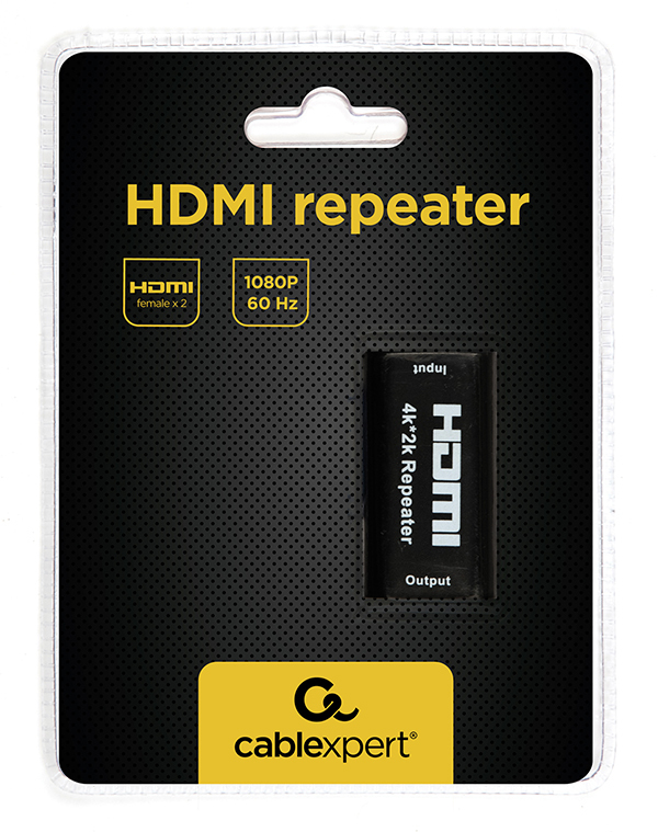 Miniatyrbillede 3 af 3: Gembird DRP-HDMI-02 bridge og repeater 3000 Mbit/s