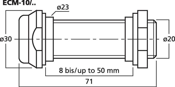 Miniatyrbillede 2 af 2: Monacor ECM-10/SW mikrofon Sort