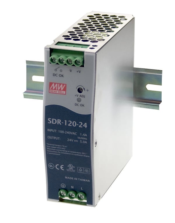 MEAN WELL Stromversorgung enhed til strømforsyning 120 W Metallic
