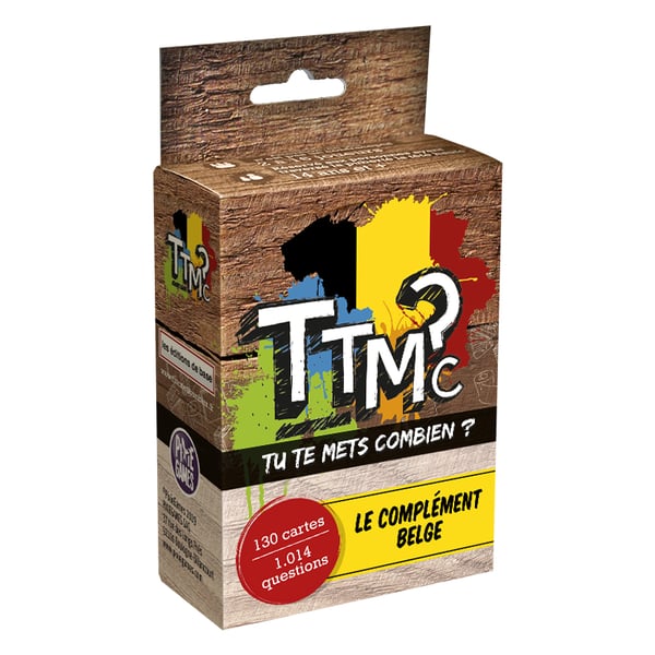 Pixie Games TTMC Tu Te Mets Combien Extension Belge 45 min. Kortspil Fest