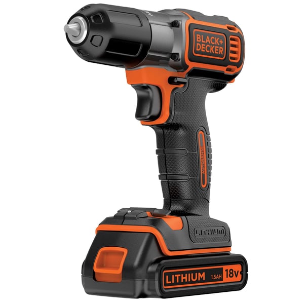 Miniatyrbillede 2 af 7: Black & Decker ASD18KB-QW bor Sort, Orange