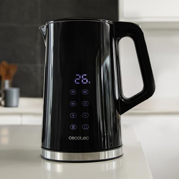 Miniatyrbild 4 av 9: Cecotec Thermosense 800 Neo vattenkokare 1,7 l 2200 W Svart