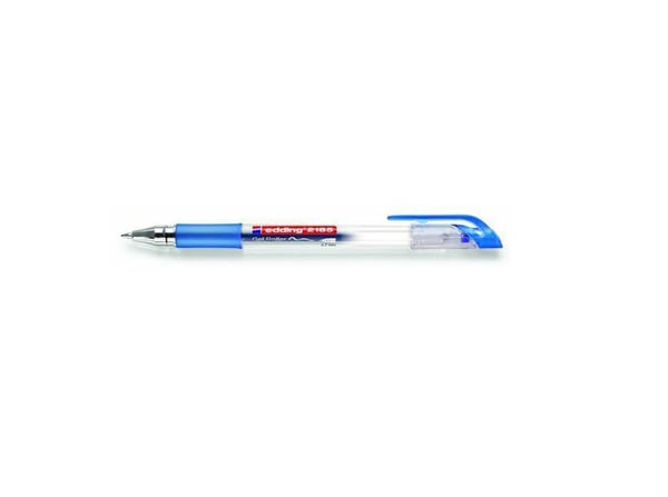 Edding 4-2185003 kulspetspennor Blå Kulspetspenna, pinnformad Fin 1 styck