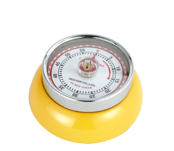 Zassenhaus Speed Mekanisk køkkentimer Gul