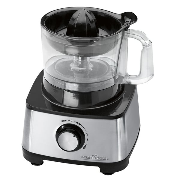 Miniatyrbild 3 av 4: ProfiCook PC-KM 1063 matberedare 1200 W 1,75 l Svart, Rostfritt stål