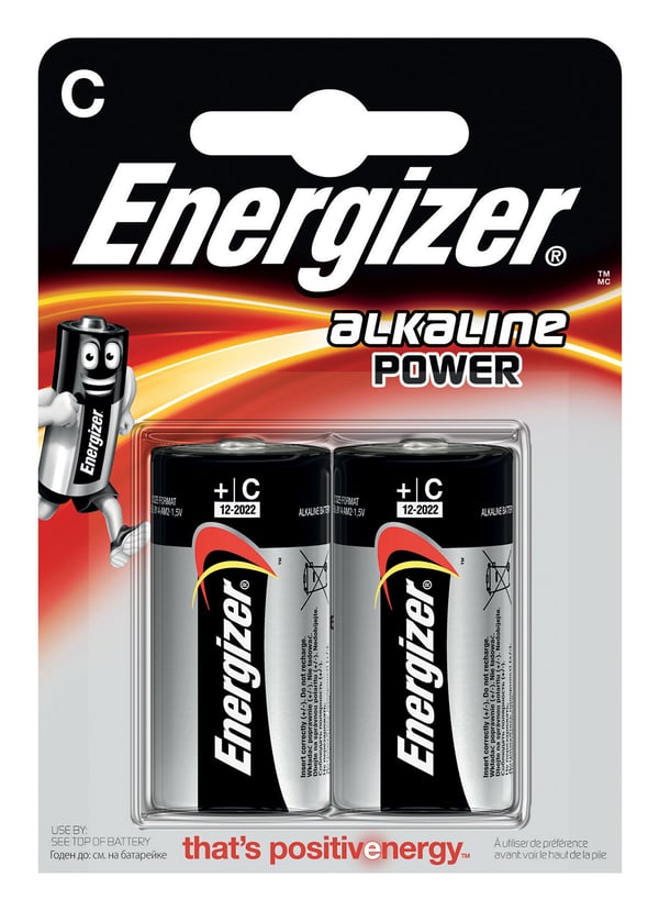Miniatyrbillede 1 af 2: Energizer Alkaline Power C Engangsbatteri