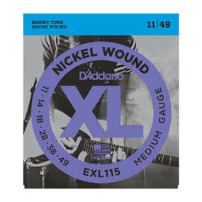 D'Addario EXL115-B25 musiikkisoittimen kieli Sähkö 150 kpl Terästä Kitara