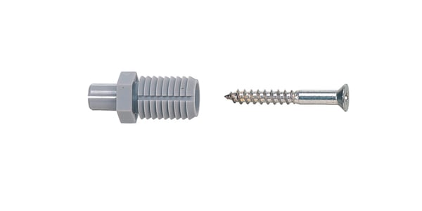 Fischer 60580 hardwarebeslag med krave Sorteret stifter