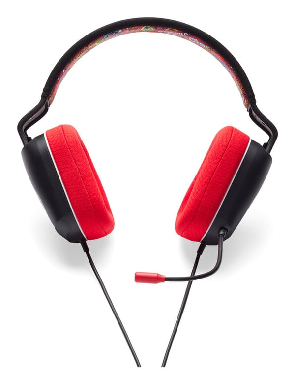Miniatyrbillede 3 af 11: PowerA NSHS0398-01 hovedtelefoner/headset Ledningsført Spil Sort, Rød