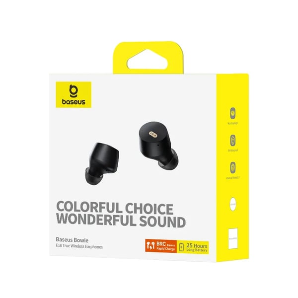 Pikkukuva 4 / 5: Baseus E18 Kuulokkeet Langaton In-ear Puhelut/Musiikki USB Type-C Bluetooth Musta