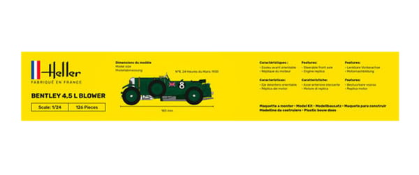 Heller 56722 skalamodel Klassisk bilmodel Monteringssæt 1:24