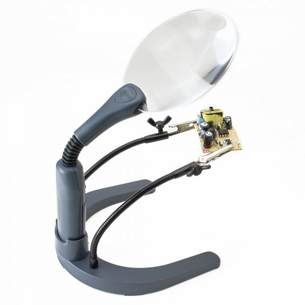 Miniatyrbillede 4 af 7: Carson HelpingHands Magnifier forstørrelsesglas 2x Grå, Transparent