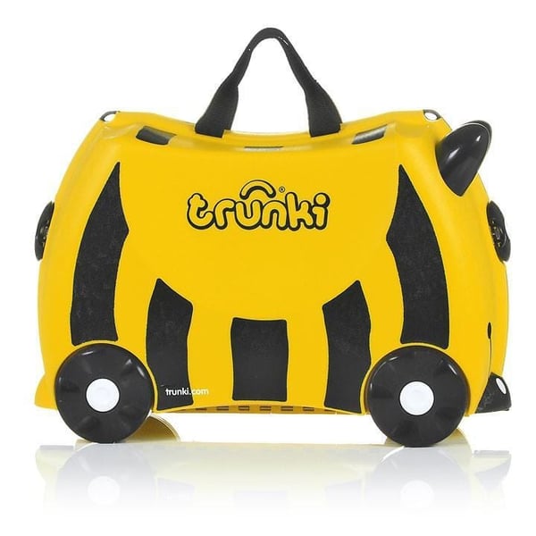 Trunki Bernard Bee Vagn Hårt skal Gul 18 l Plast