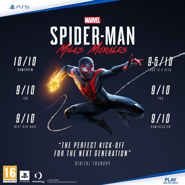 Miniatyrbillede 6 af 6: Sony Interactive Entertainment Marvel's Spider-Man : Miles Morales Standard PlayStation 5