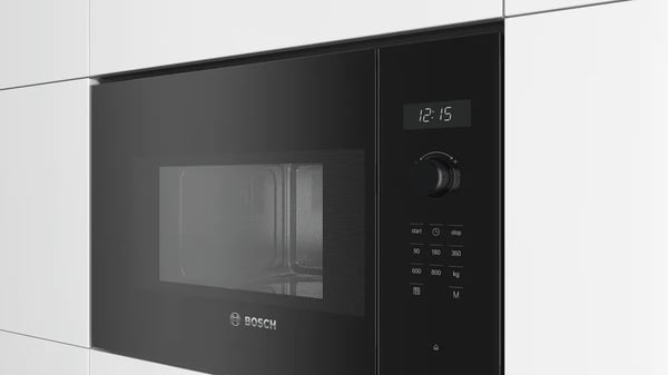 Miniatyrbillede 3 af 4: Bosch Serie 6 BFL524MB0 mikrobølgeovn Sort Solo mikroovn Indbygget 20 L 800 W