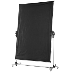 Walimex 17833 reflektorer för fotostudior Rektangulär Aluminium, Svart