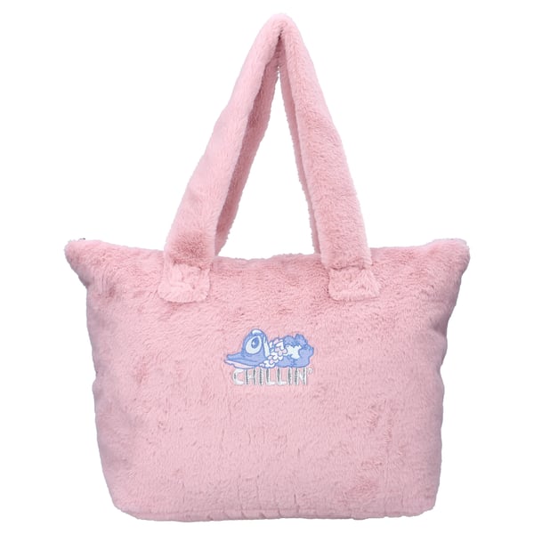 Vadobag Stitch Head In The Clouds Imiteret skind Lyserød Pige Shopping taske