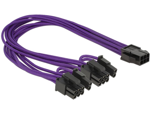 DeLOCK PCI Express 6 pin - 2 x 8 pin 0,3 m DeLOCK PCI Express 6 pin - 2 x 8 pin 0,3 m