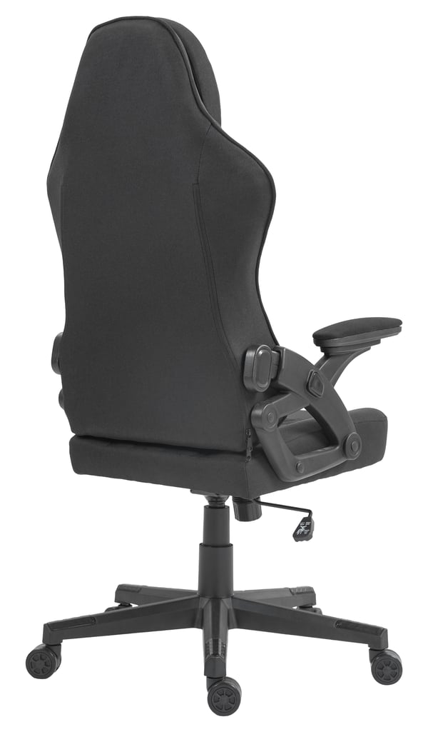 Deltaco Gaming DC130 Gamingstol i svart med mjukt linnetyg