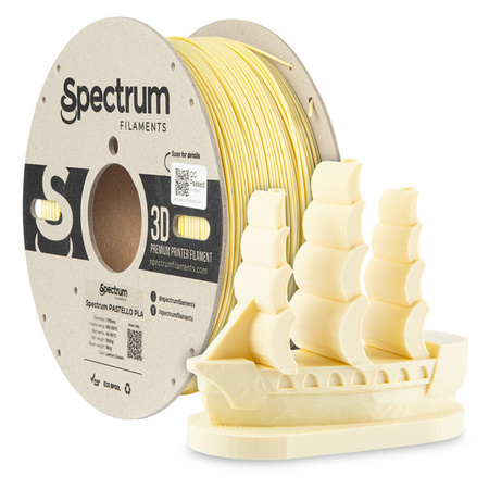 Spectrum Filaments Pastello PLA 1.75mm Polylaktidsyra (PLA) Gul 1 kg