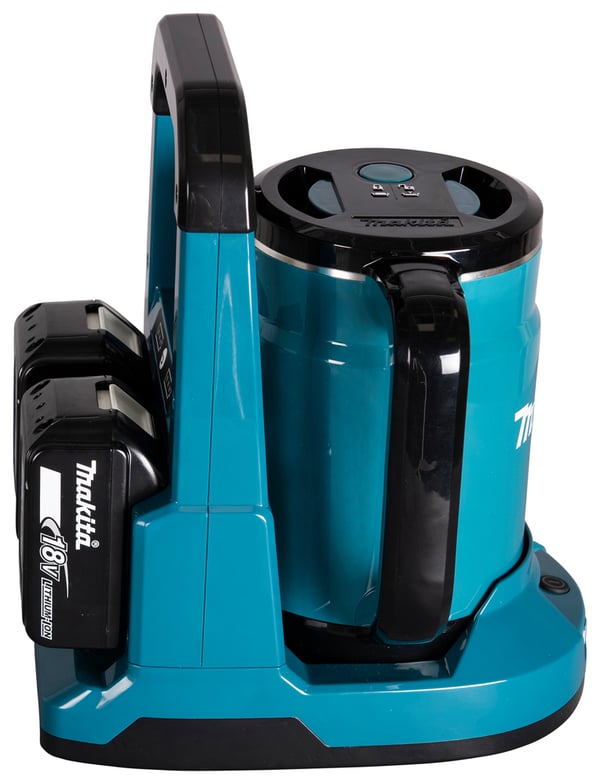 Makita DKT360Z vedenkeitin 0,8 L Musta, Sininen