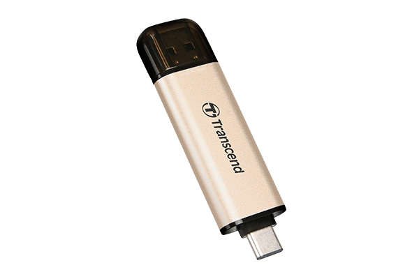 Transcend JetFlash 930C USB-sticka 256 GB USB Type-A / USB Type-C 3.2 Gen 1 (3.1 Gen 1) Guld