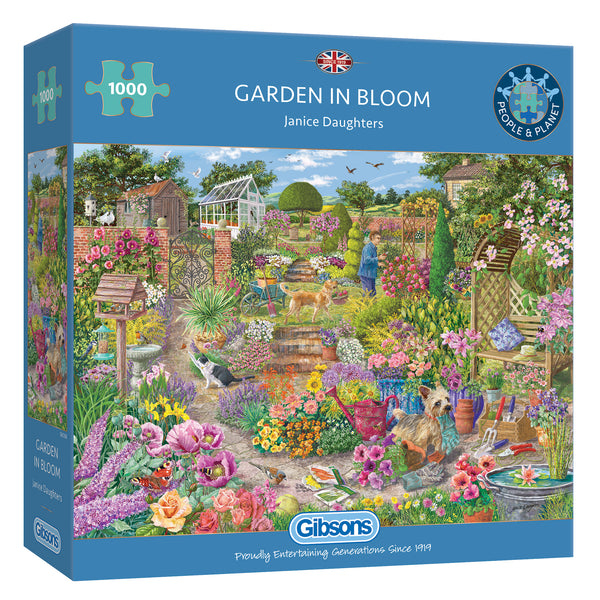 Gibsons Garden In Bloom Pussel 1000 styck