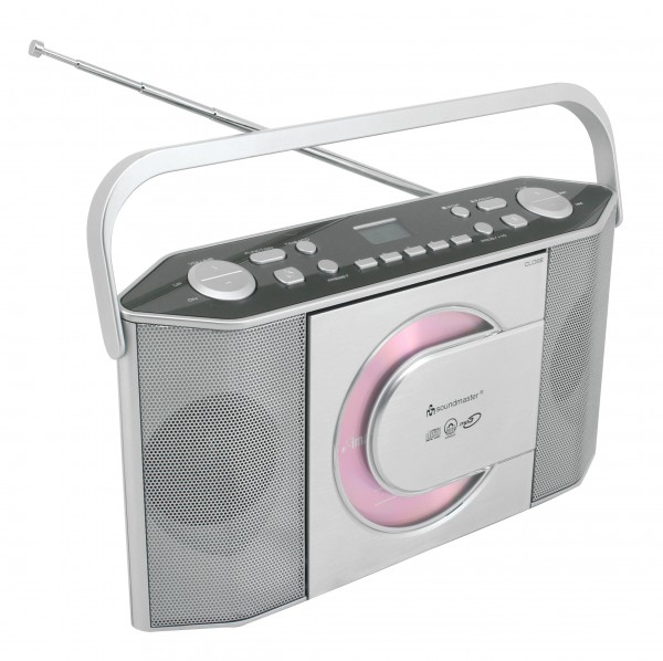Miniatyrbillede 4 af 5: BOOMBOX SOUNDMASTER RCD1755SI FM-PLL, CD/CD-R/RW/MP3, VERTIKAL CD-AFSPILLER