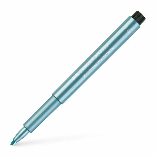 Faber-Castell Pitt Artist kuitukärkikynä Metallinsininen 1 kpl