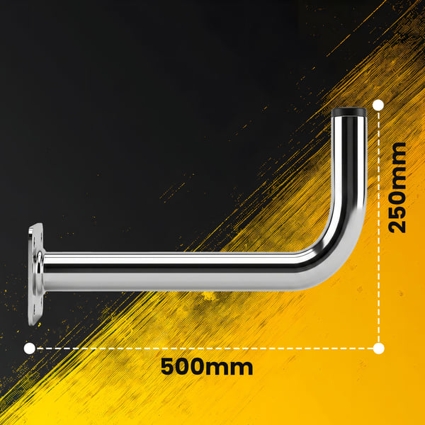 Extralink L500 | Altanbeslag | 500mm, med cybants M8, stål, galvaniseret
