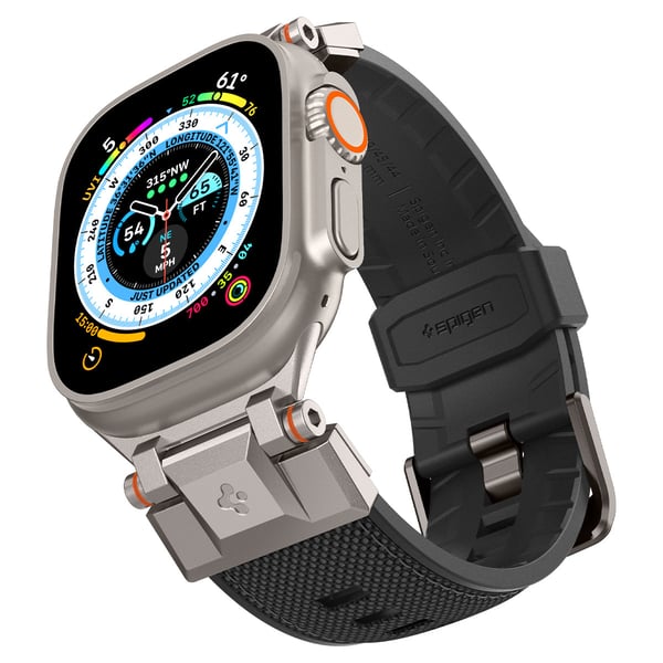 Spigen DuraPro Armor Band Sort Nylon, Termoplastisk polyurethan (TPU)