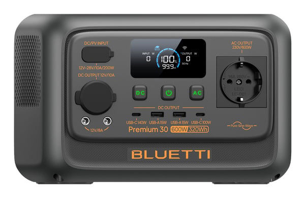 Miniatyrbild 5 av 6: Bluetti Premium 30 V2 bärbar kraftstation 4 Litiumjärnfosfat (LiFePo4) 20000 mAh 120 W 4,3 kg