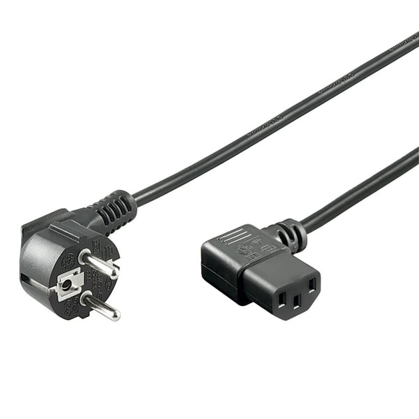 Goobay 96042 el-ledning Sort 1,5 m CEE7/7 C13 forbinder