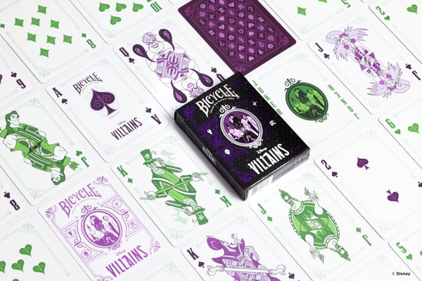 Bicycle Disney Villains pelikortti 56 kpl