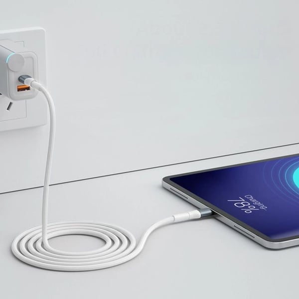 Miniatyrbillede 7 af 10: Kabel 3MK Hyper Cable N-SERIES USB-C til USB-C 1m 20V/5A 100W hvid