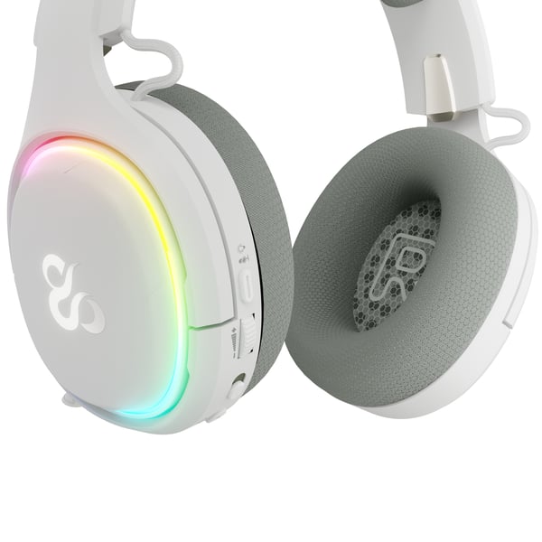 Newskill Gaming NS-HS-ATONV2-IVORY hovedtelefoner/headset Kabel & trådløs Spil Sort, Hvid