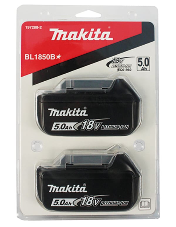 Miniatyrbild 2 av 2: Makita 197288-2 batteri och laddare för motordrivet verktyg