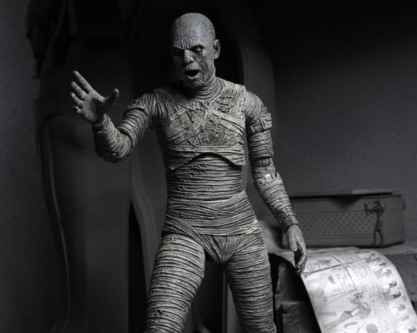 Miniatyrbillede 12 af 15: NECA Ultimate Mummy (Black & White)