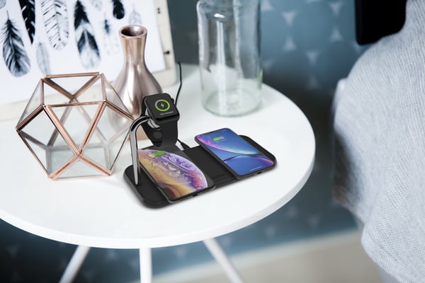 ZENS ZEDC05B/00 oplader til mobil enhed Smartphone, SmartWatch Sort Vekselstrøm Trådløs opladning Indendørs