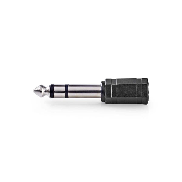 Nedis CABW23930AT kabel kønsskifter 6.35 mm 3.5 mm Female Anthracit